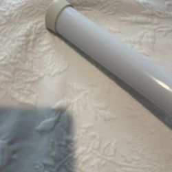 White Metal 7’ Curtain Rod With Rubber Ends. No Hardware. Local Pickup Only
