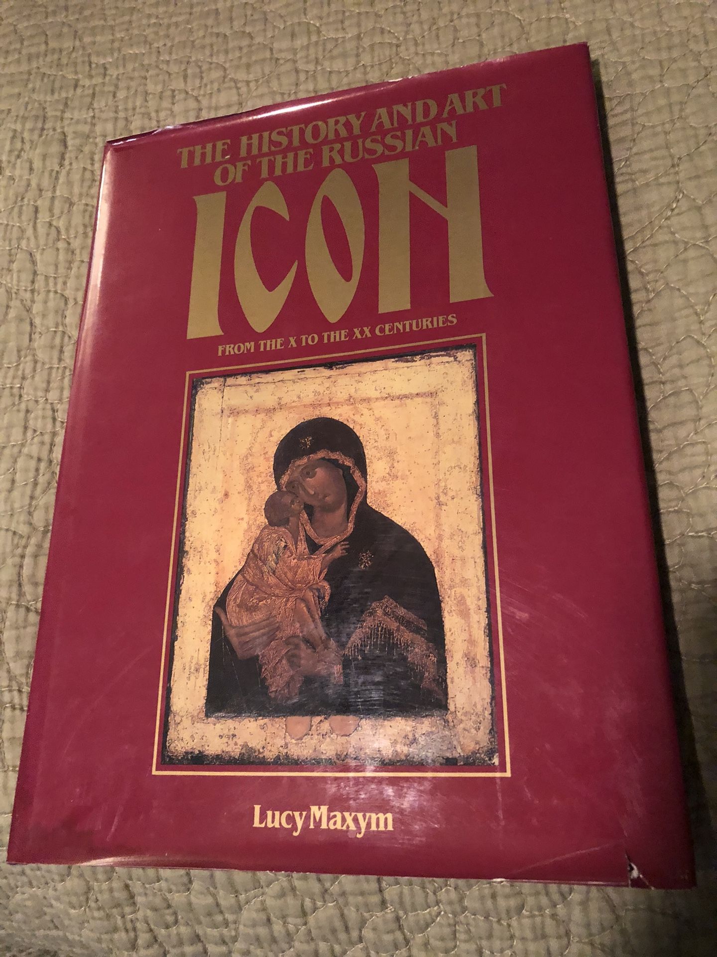 Vintage Book The History And Art If The Russian Icon