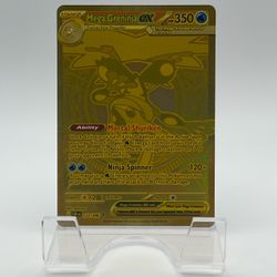 Pokemon Mega Greninja EX 122/086 Gold Rare Full Art  Card