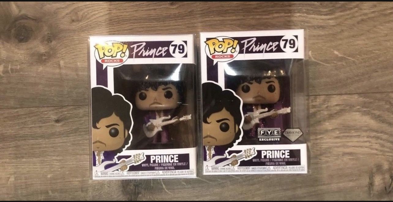 Prince Music Funko Set Of 2