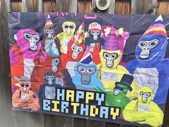 Gorilla Tag Party Decorations 