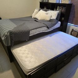 Trundle Bed  Full Over Twin 