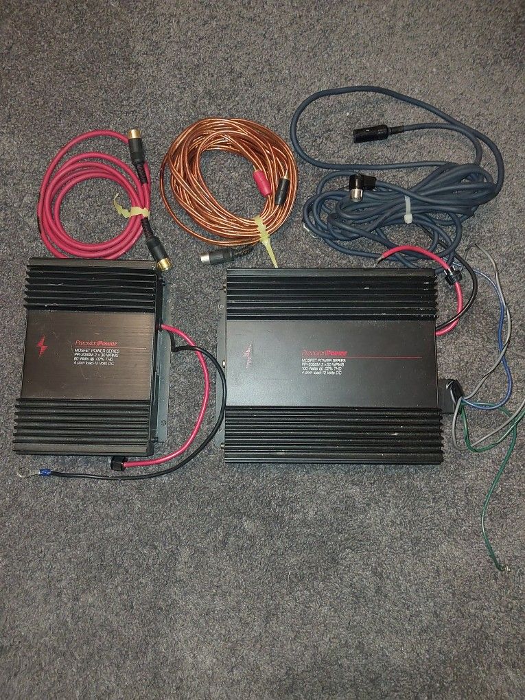 PrecisionPower Car Audio Amps and Crossover