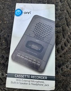 New Cassette Recorder & Adapter