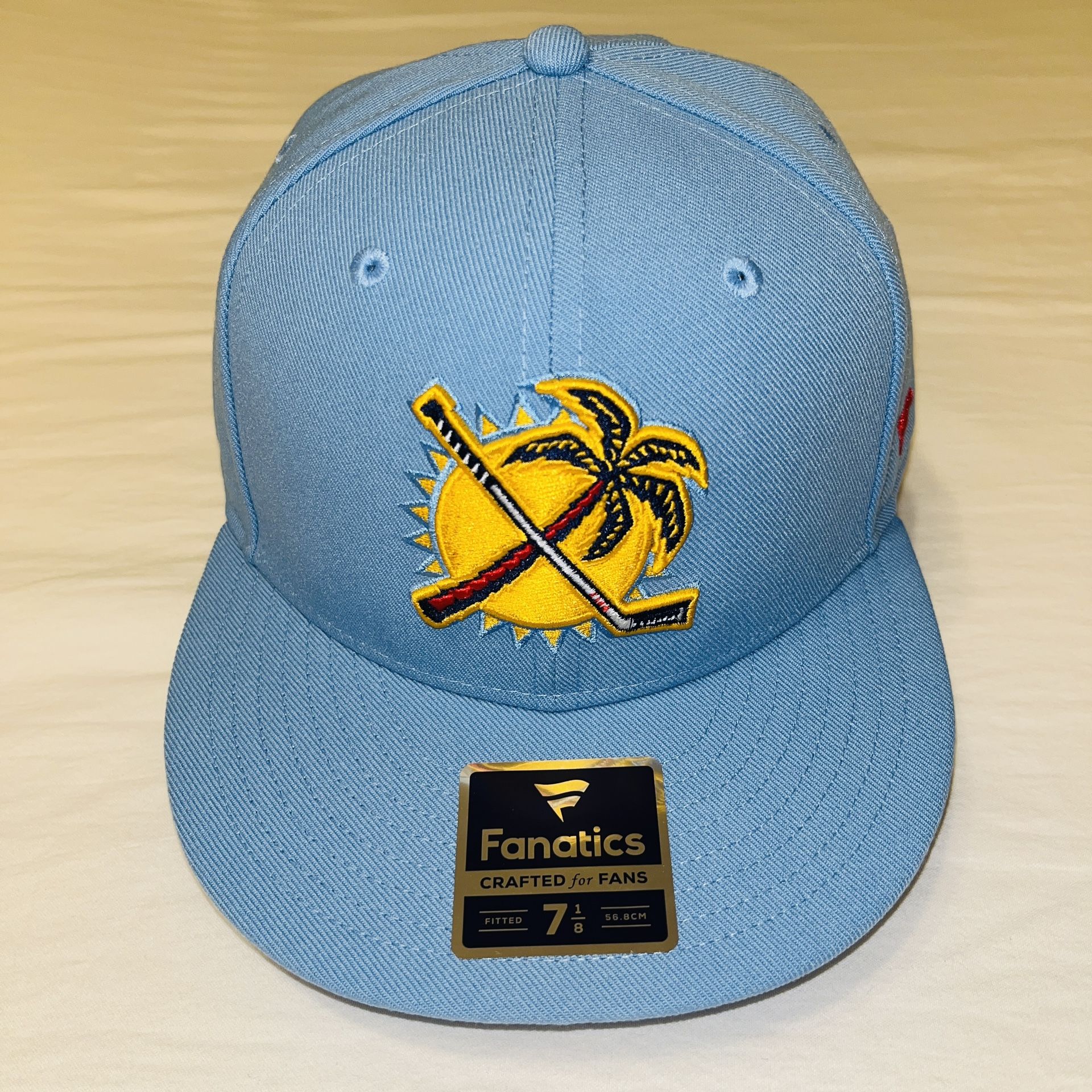 Florida Panthers Reverse Retro 2.0 NHL Hockey Fanatics Fitted Hat Size 7 1/8