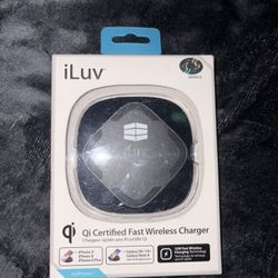 iLuv Qi Certified Fast Wireless Charger 