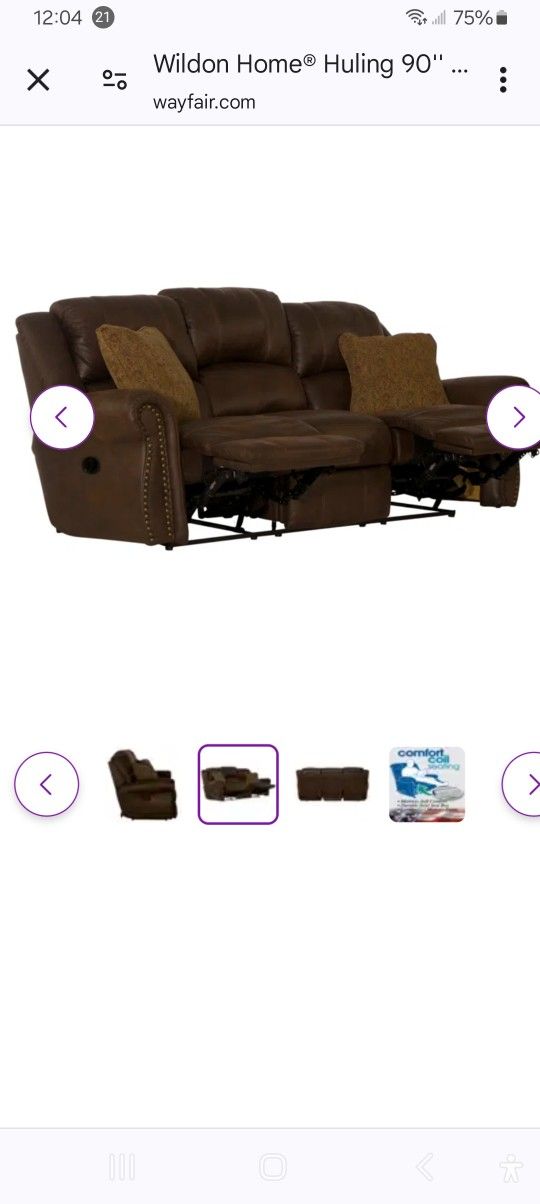 "NEW" SOFA RECLINER ** $400 **