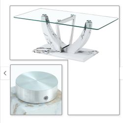 Brand New Glass Dining Table – $200 – SE Portland