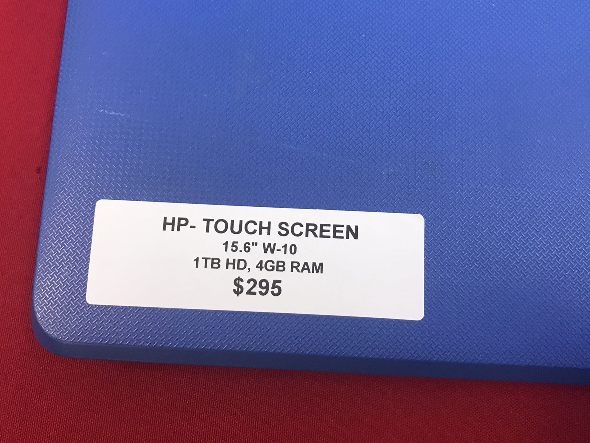 HP TOUCHSCREEN 15.6” laptop