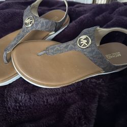 Michael Kors Thing Sandals Brown 