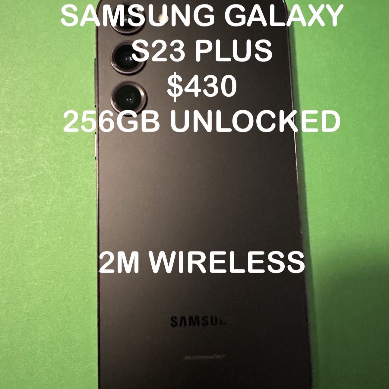 Samsung Galaxy S23 Plus Like New Unlocked 256gb Firm Price $430