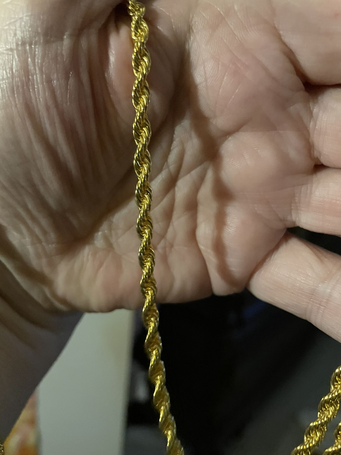 Awesome Super Thick 14K GOLD PLATED CHAIN 28”  A Fabulous Chain ... Never Worn