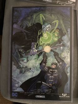 Batman artist Signed Comic