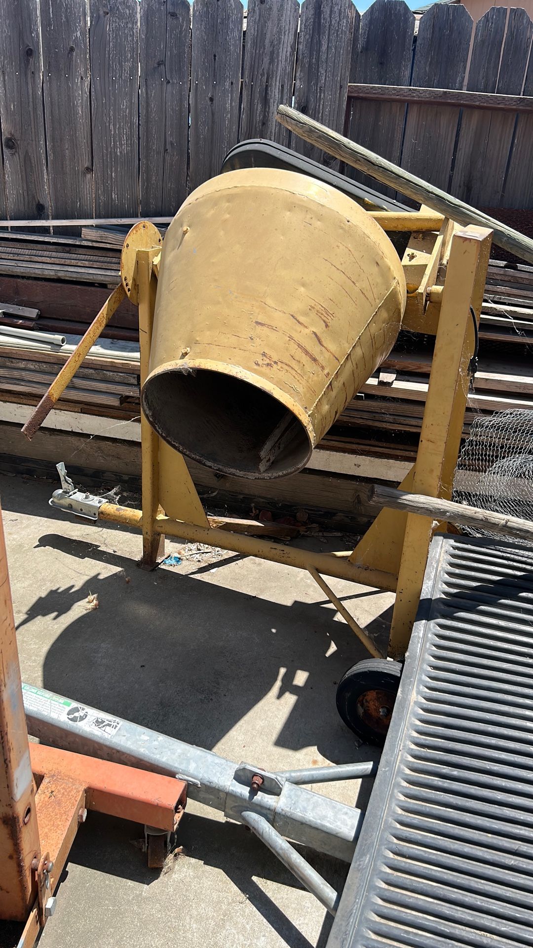 Cement Mixer Works Great!