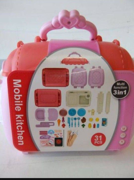 Girls Kitchen Play Set