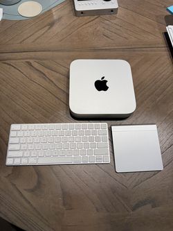 Apple Mac Mini M1 (2020) Complete Desktop Bundle - Keyboard & Trackpad Included