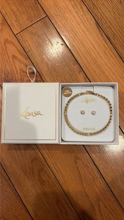 Lovisa Premium Cubic Zirconia Bracelet and Earring Set