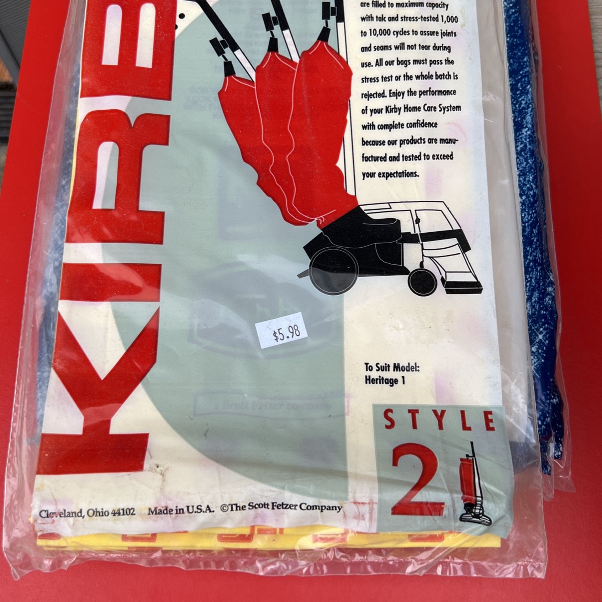 Kirby Style 2 Vacuum Bags