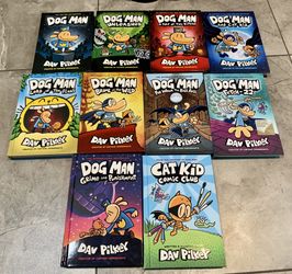 Dog Man Series Books (10 Books 