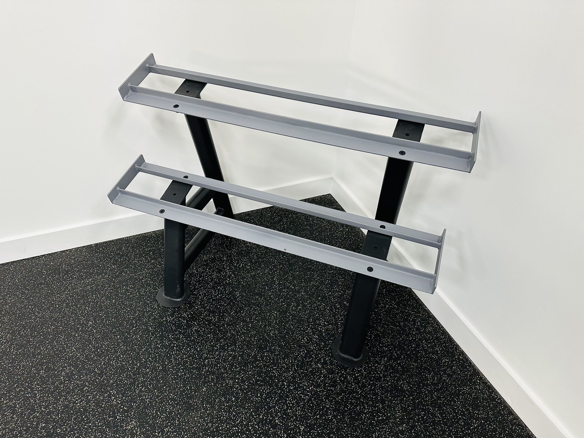 2 Tier Dumbbell Rack - Ziva Dumbbell Rack - Gym Equipment - Workout