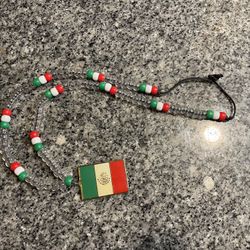 Mexico soccer fan beads 