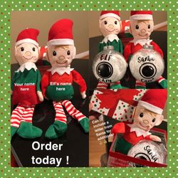 Custom elf, Santa letter and Santa cam