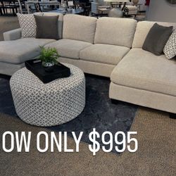 Dual Chaise Sectional ( Modern Home Furniture) 