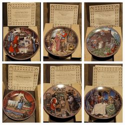 Knowles Once Upon A Time Series (6) Collector Plates