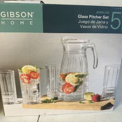 Glass Pitcher Set