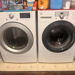 Kenmore Front-Load Washer & Dryer Set – Large Capacity – $175 each must sell as a pair