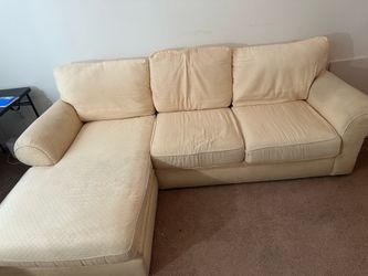 Sectional sofa with single chair