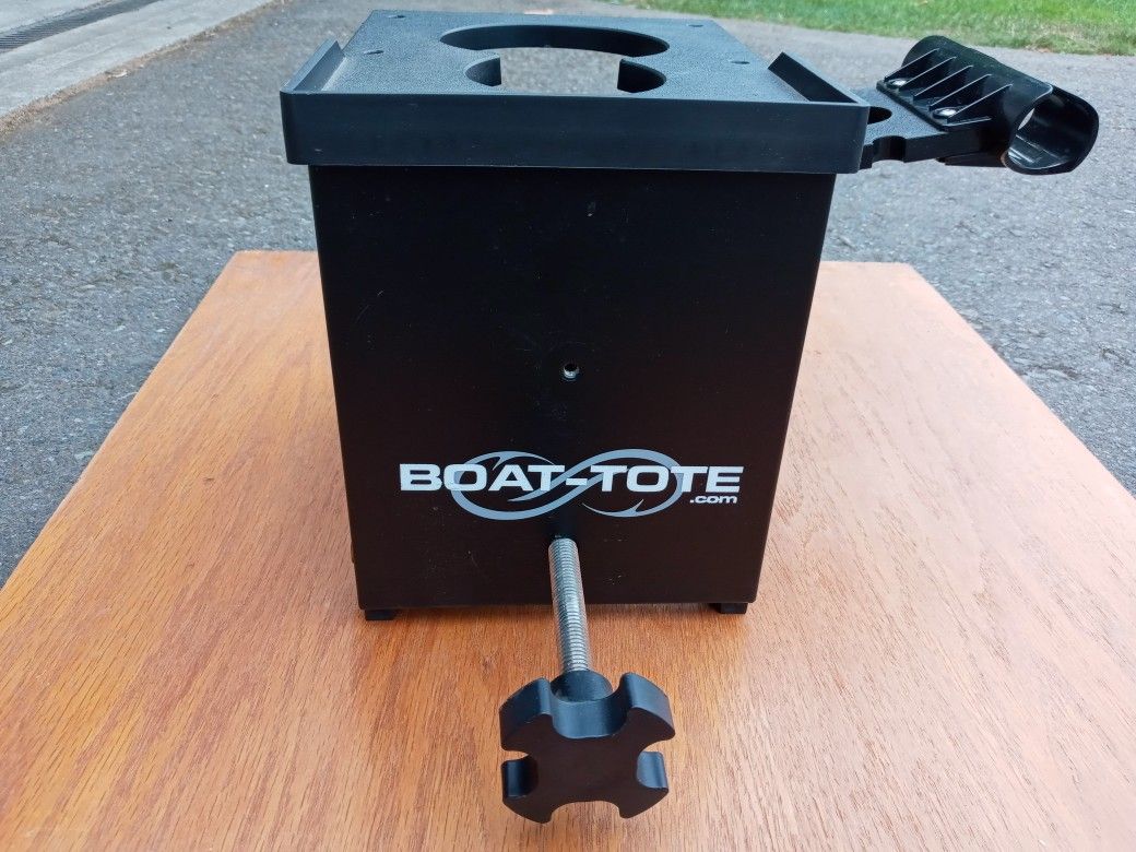 Boat-Tote Mini.  Fishing boat Storage Organizer With Rod Holder  