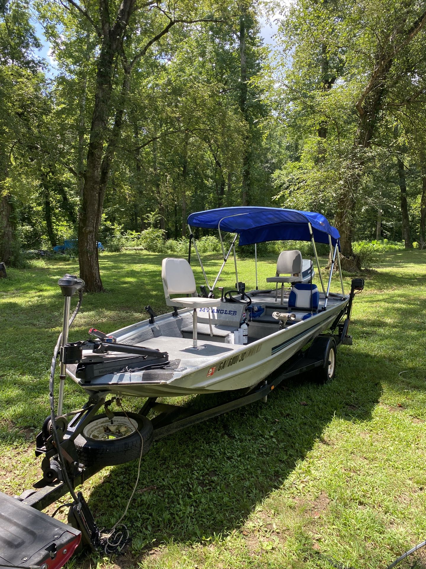 16’ Alumni craft Bass Boat
