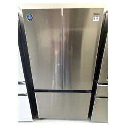 NEW! SCRATCH & DENT! MIDEA 26.5 CU. FT. FRENCH DOOR REFRIGERATOR MRF27I6BST