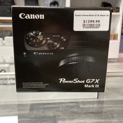 Canon PowerShot G7X Mark III