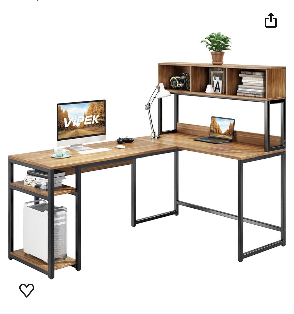 4.7 4.7 out of 5 stars 545 VIPEK L-Shaped Desk with Hutch, 69" Large Computer Desk Gaming Table PC Table Workstation Study Writing Table with Storage 