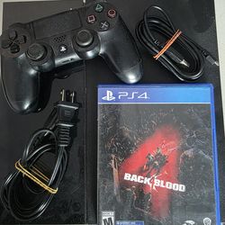 Sony PS4 console with game controller