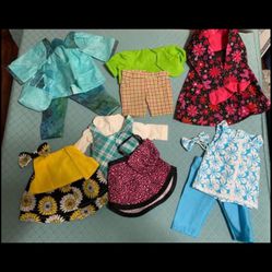 18” Doll Clothes ( All Outfits In Picture Included)
