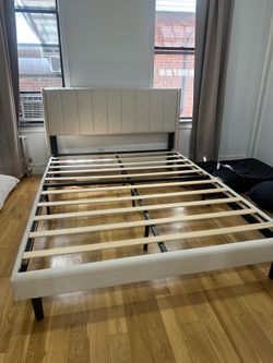 Velvet Queen Sized Bedframe
