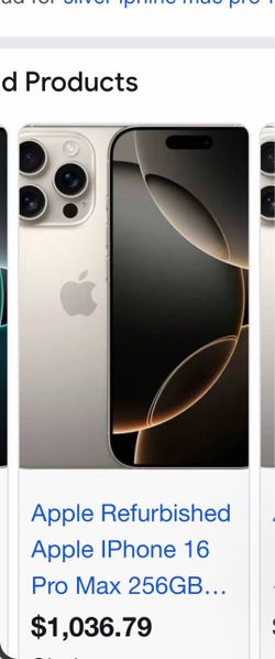 iPhone 16 max pro carrier unlocked 700
