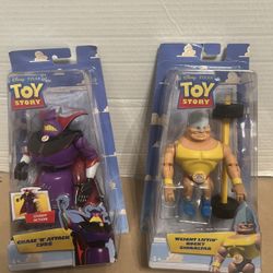 Disney Pixar Toy Story Zurg And Rocky 2009 Selling As A Set 