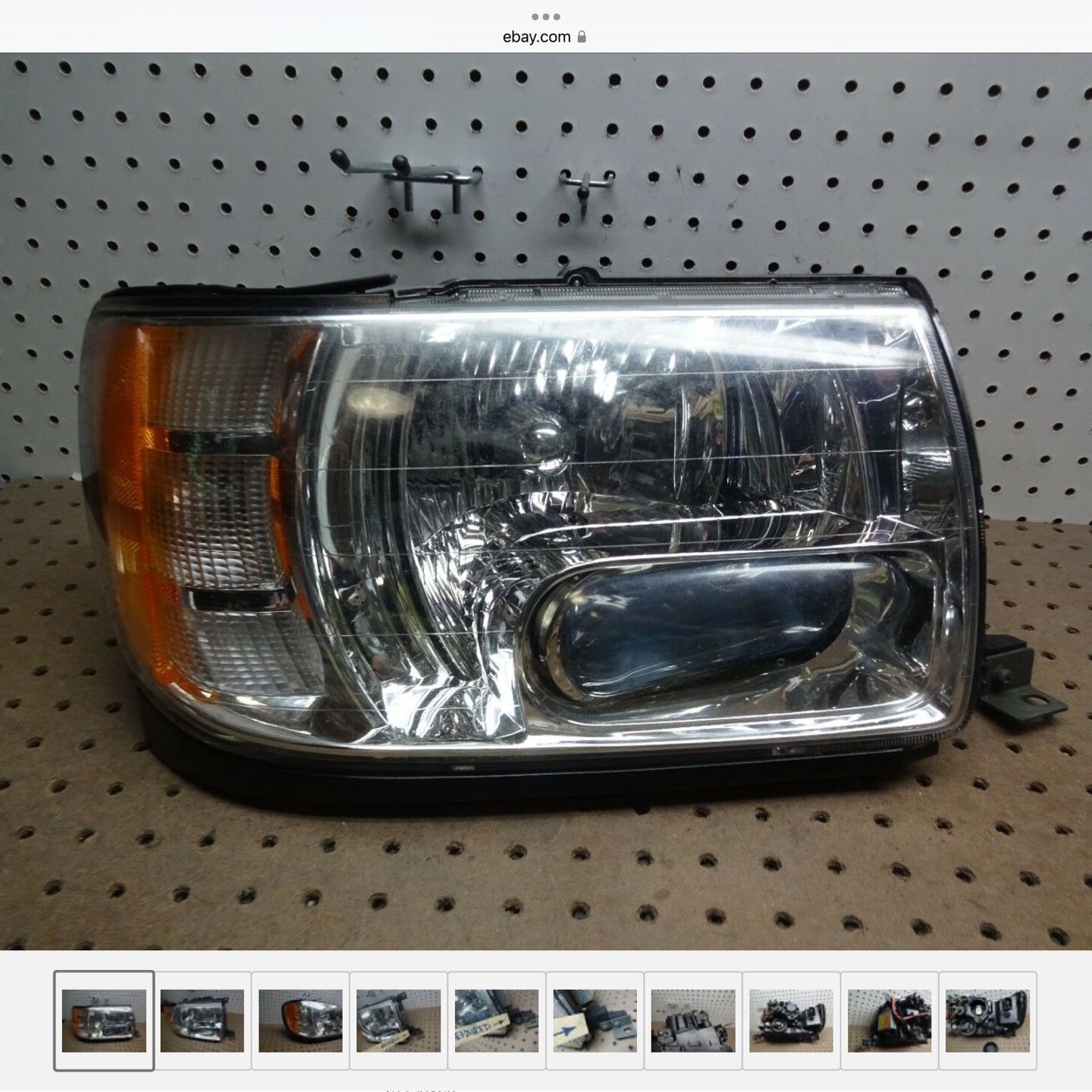 2001-2003 INFINITY QX4 XENON HID RIGHT PASSENGER HEADLIGHT OEM 2002 