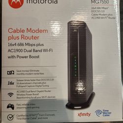 Motorola Cable Modem & Router