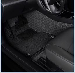 INCH EMPIRE Floor Liner Fit for 2017-2021 Tesla Model 3 Fully Embedded Custom No Edge Floor Mat Frunk Trunk Blanket-2 Layers Non-Slip Waterproof Odorl