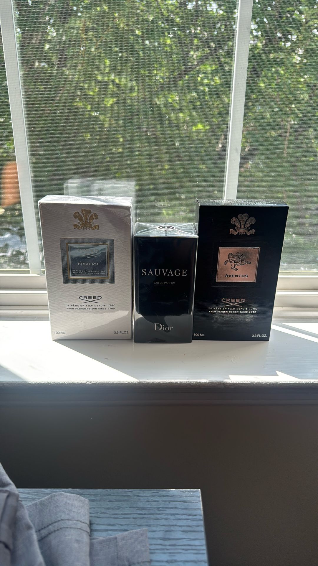 Cologne Bundle Deal 1 Creed Aventus 1 Creed Himalaya 1 Dior sauvage