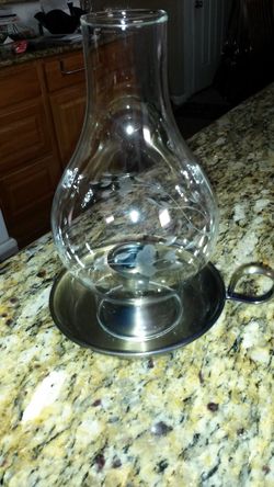 Princess House bronze candle holder