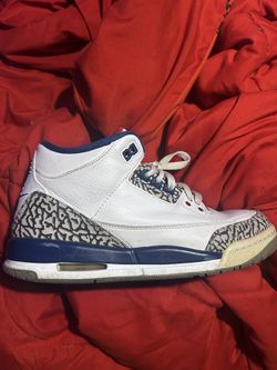 Air jordan 3 retro OG true blue 2016 worn