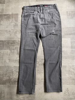 Men’s Tony Hawk Skinny Jeans 33 X 32 Light Gray