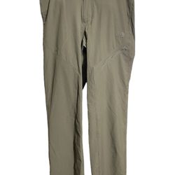 The North Face Womens Green Hiking Cargo Windbreaker Pants Size 10