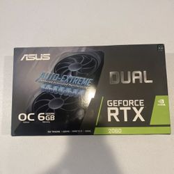 ASUS GeForce RTX 2060 Overclocked 6G GDDR6 Dual-Fan EVO Edition Sealed *IN HAND*